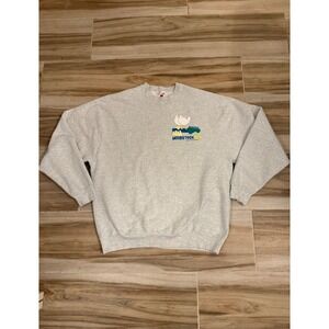 Vintage Woodstock 94 Staff Sweatshirt Fruit of the Loom XL Grey Made in USA 1994